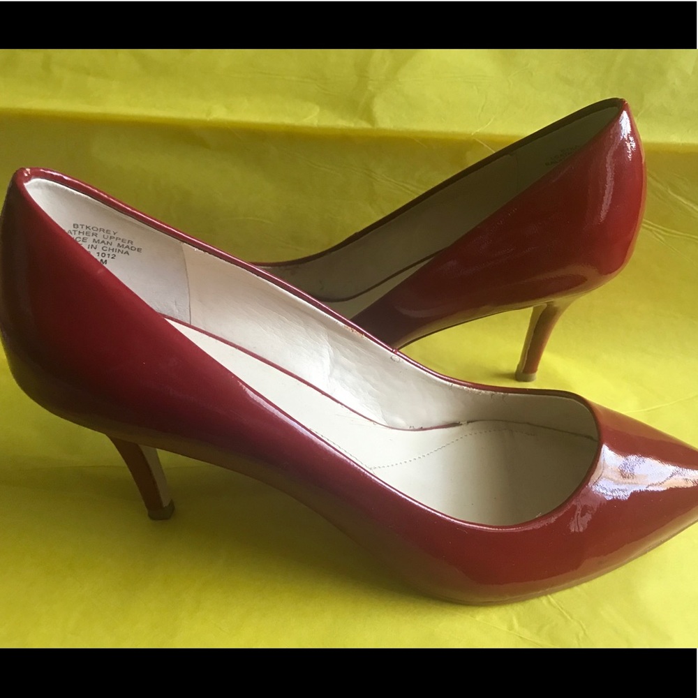 Red Patent Leather Pumps